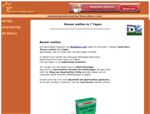 Tablet Screenshot of besser-wetten.com